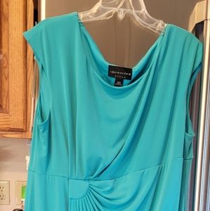 Women's midi teal dress
